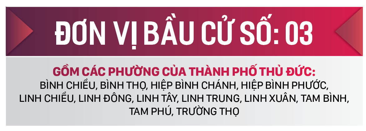 Danh sách chính thức những người ứng cử đại biểu HĐND TPHCM khóa X, nhiệm kỳ 2021 - 2026 - Đơn vị bầu cử số: 01, 02, 03 (Thành phố Thủ Đức) ảnh 13