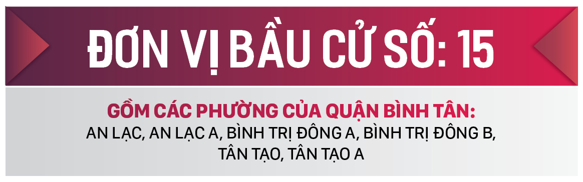 Danh sách chính thức những người ứng cử đại biểu HĐND TPHCM khóa X, nhiệm kỳ 2021 - 2026 - Đơn vị bầu cử số: 15, 16 (Quận Bình Tân) ảnh 1