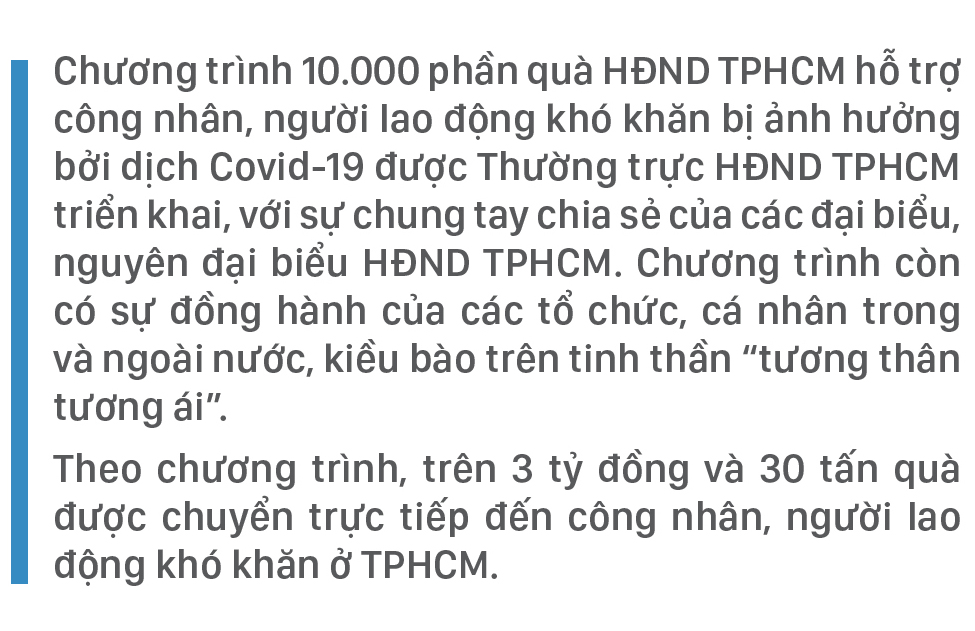 Trao 10.000 phần quà ý nghĩa đến công nhân, người lao động gặp khó khăn do Covid-19 ảnh 23