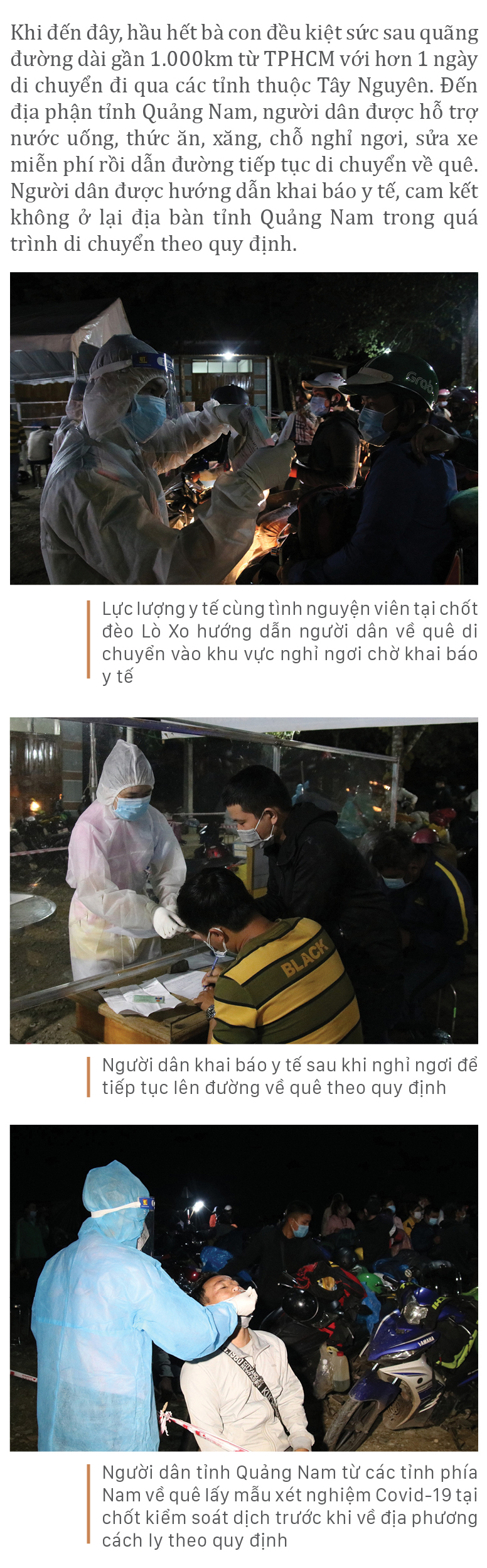 Nồng ấm nghĩa tình miền Trung hỗ trợ dòng người về quê ảnh 35