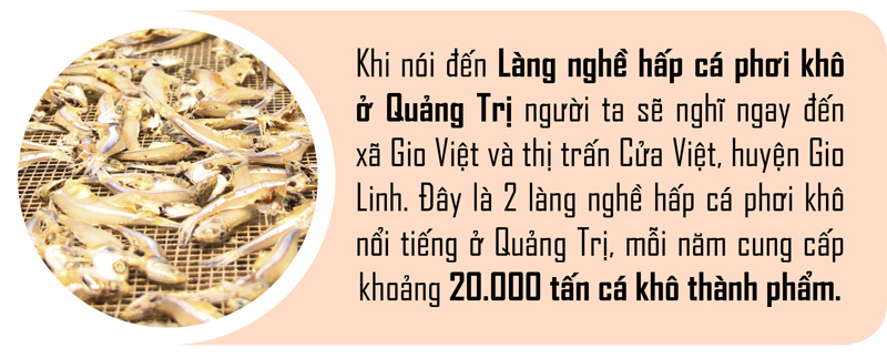 Nhọc nhằn nghề hấp cá phơi khô ảnh 1