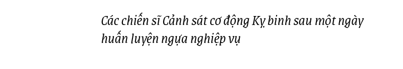 Cảnh sát cơ động Kỵ binh huấn luyện ngựa nghiệp vụ ảnh 30