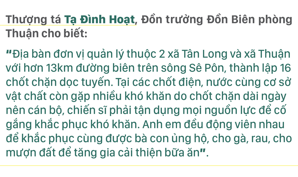Vượt khó bám chốt, tuần tra biên giới phòng chống dịch ảnh 14