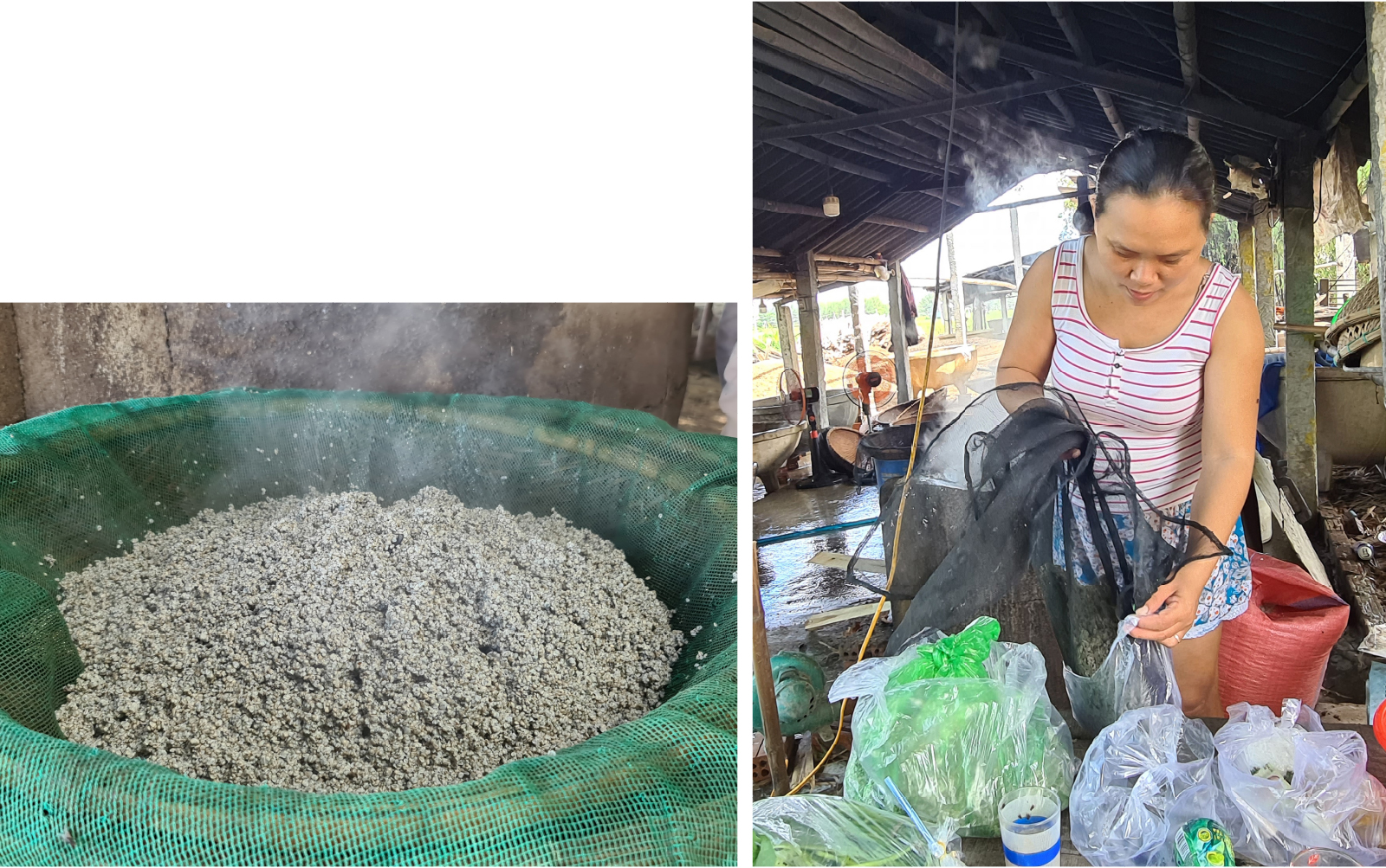 Làng hến 'đỏ lửa' ảnh 20