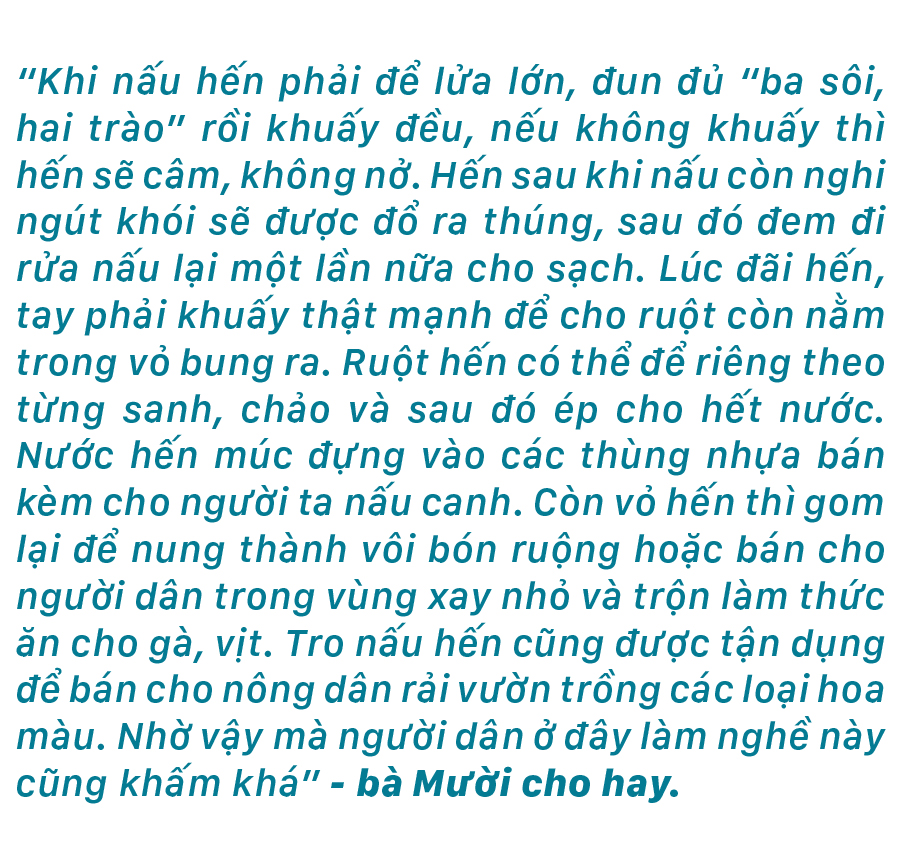 Làng hến 'đỏ lửa' ảnh 8