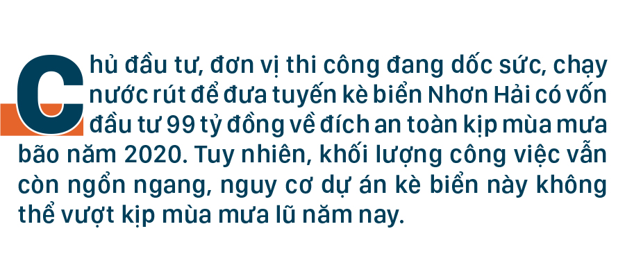 Kè biển 99 tỷ đồng 'lên dây cót' trước mùa mưa bão ảnh 1