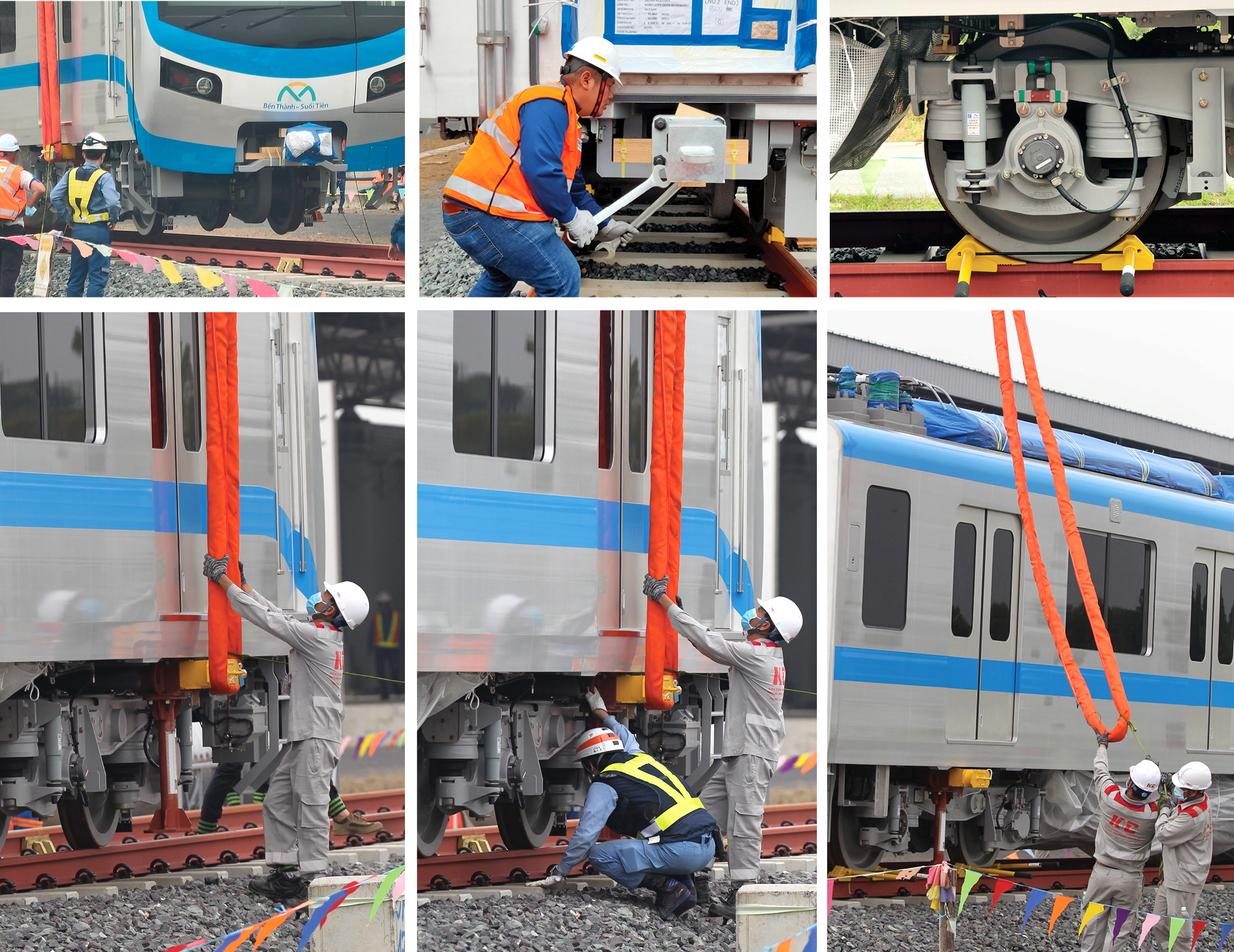 Toàn cảnh hành trình 3 toa tàu metro số 1 về TPHCM ảnh 17
