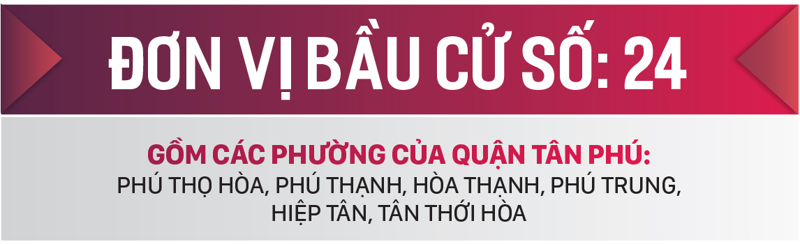 Danh sách chính thức những người ứng cử đại biểu HĐND TPHCM khóa X, nhiệm kỳ 2021 - 2026 - Đơn vị bầu cử số: 23, 24 (quận Tân Phú) ảnh 7