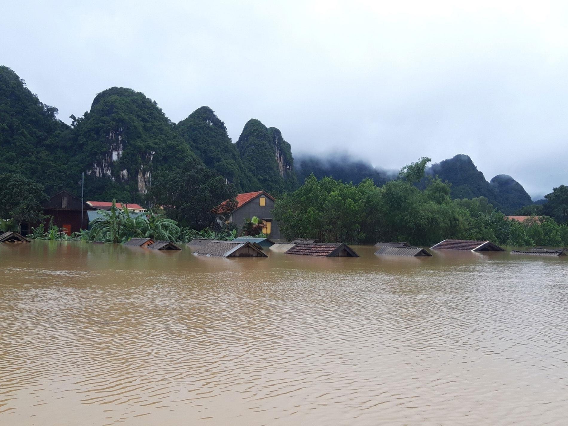 Miền Trung oằn mình trong bão lũ ảnh 3