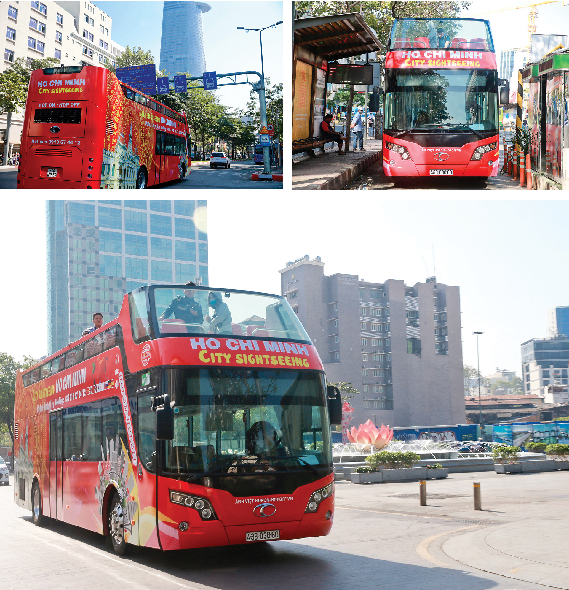 Trải nghiệm 'buýt mui trần' tại TPHCM ảnh 11