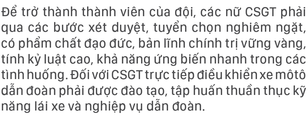 Những “bóng hồng” CSGT dẫn đoàn ảnh 11