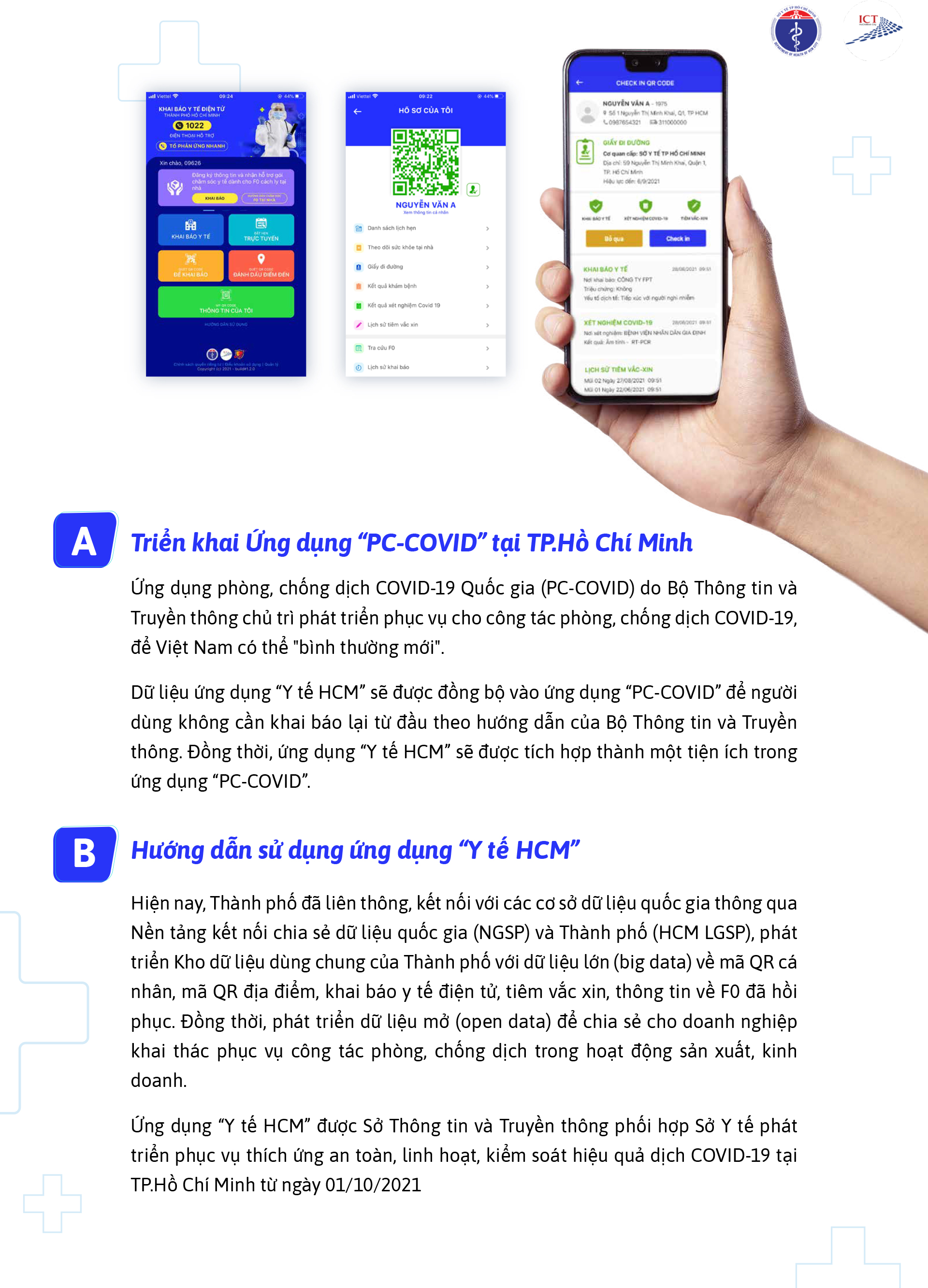 Hướng dẫn sử dụng ứng dụng ''Y tế HCM'' từ ngày 1-10 ảnh 2