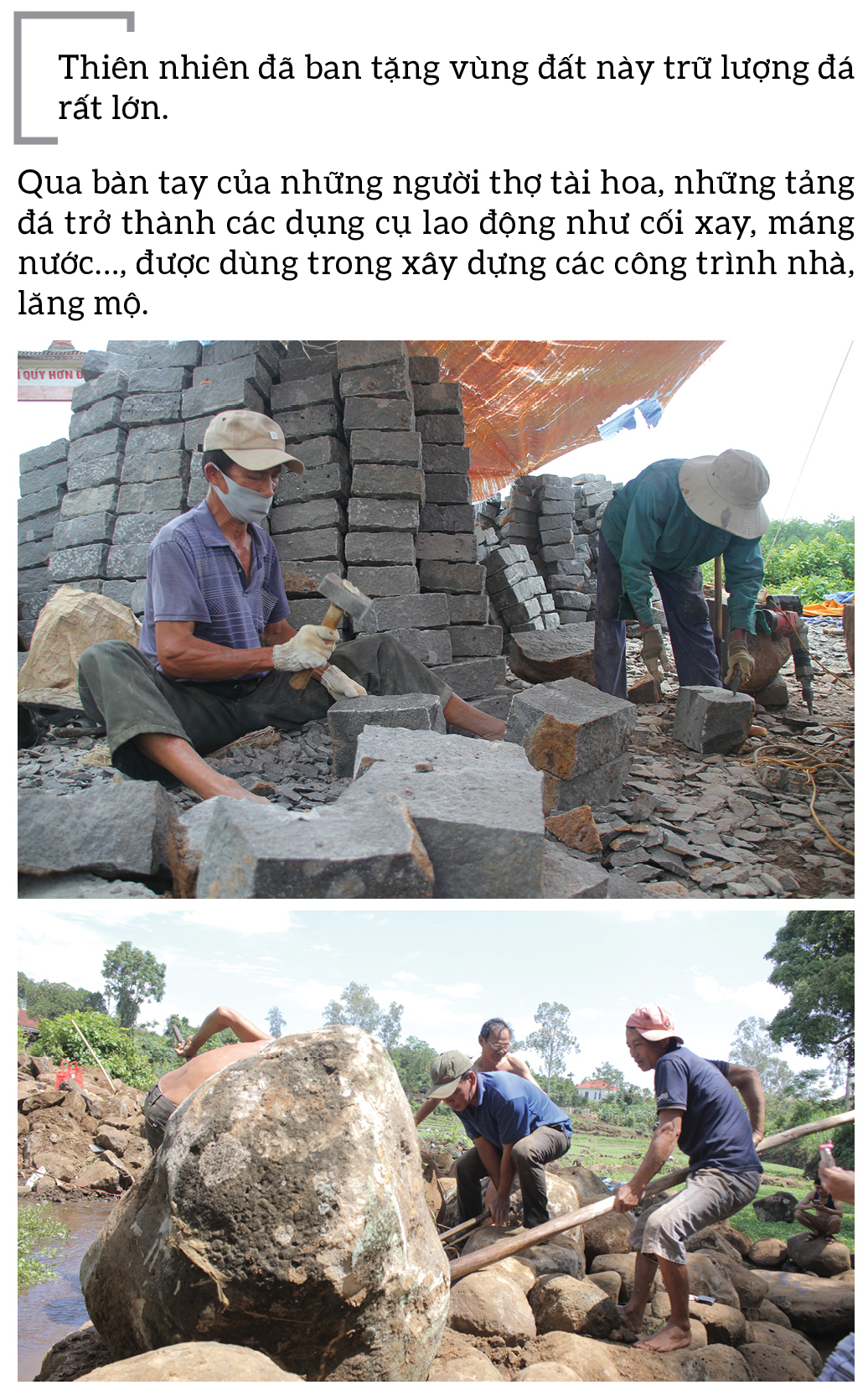 Chẻ đá mồ côi... ảnh 3