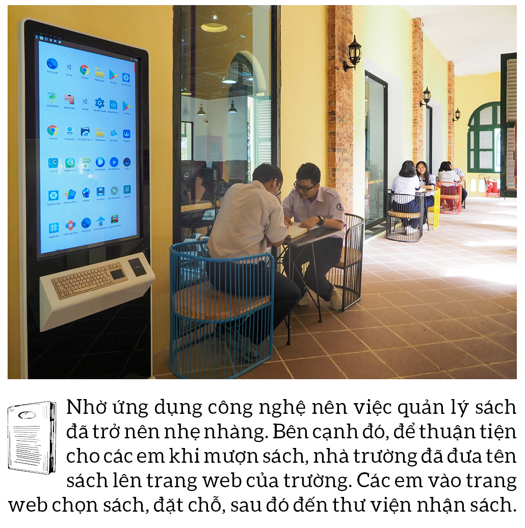 Đến thăm thư viện “5 sao” Trường THPT chuyên Trần Đại Nghĩa ảnh 8