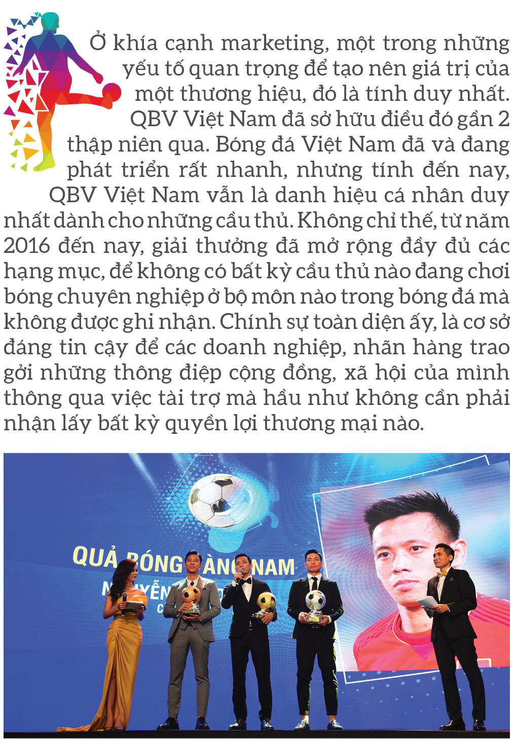 Quả bóng vàng Việt Nam 2020 - Thương hiệu và cảm xúc ảnh 4