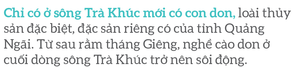 Dầm mình cào don dưới sông Trà Khúc ảnh 1