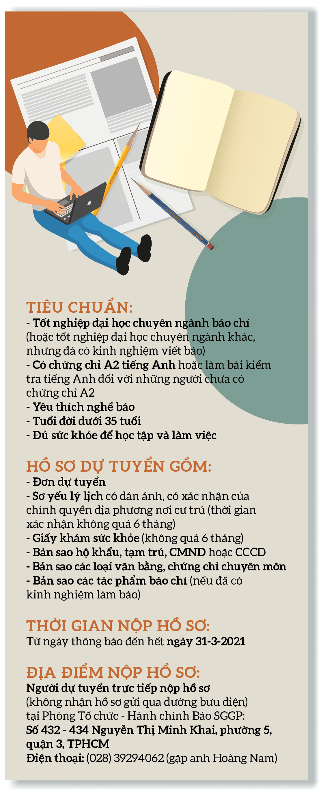 Báo Sài Gòn Giải Phóng tuyển phóng viên ảnh 1