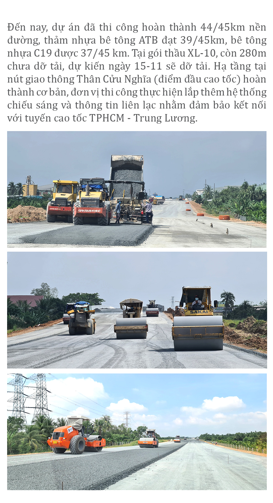 Cao tốc Trung Lương - Mỹ Thuận trước ngày thông xe ảnh 5