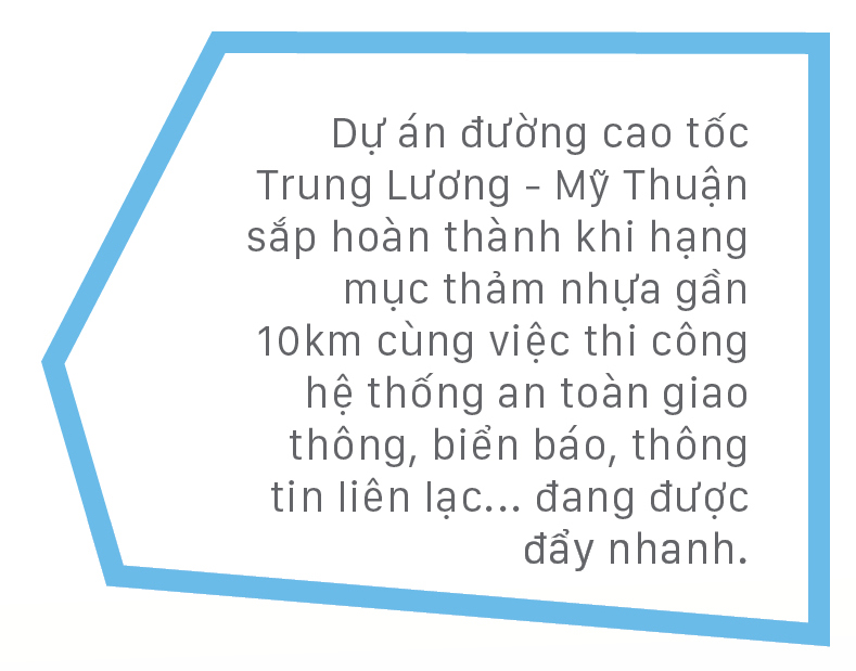 Cao tốc Trung Lương - Mỹ Thuận sắp “về đích” ảnh 1