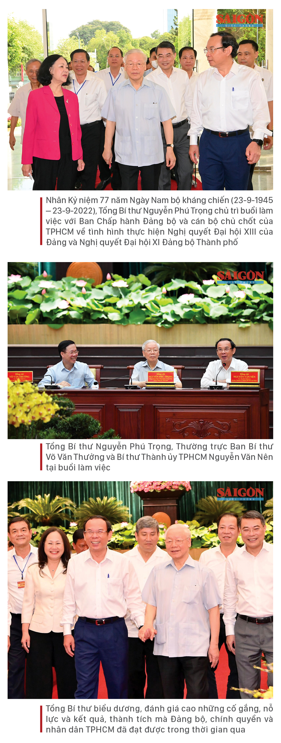 Tổng Bí thư Nguyễn Phú Trọng thăm và làm việc tại TPHCM ảnh 3