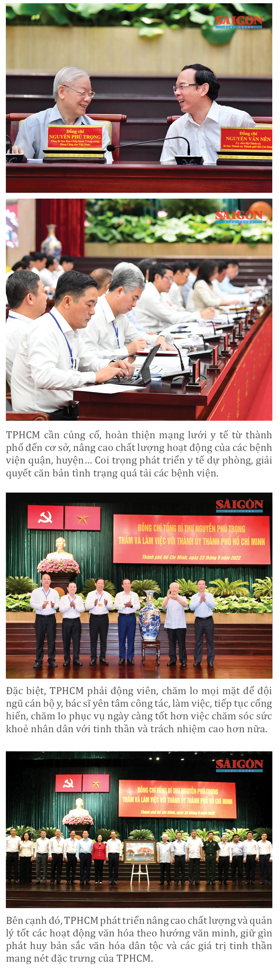 Tổng Bí thư Nguyễn Phú Trọng thăm và làm việc tại TPHCM ảnh 9