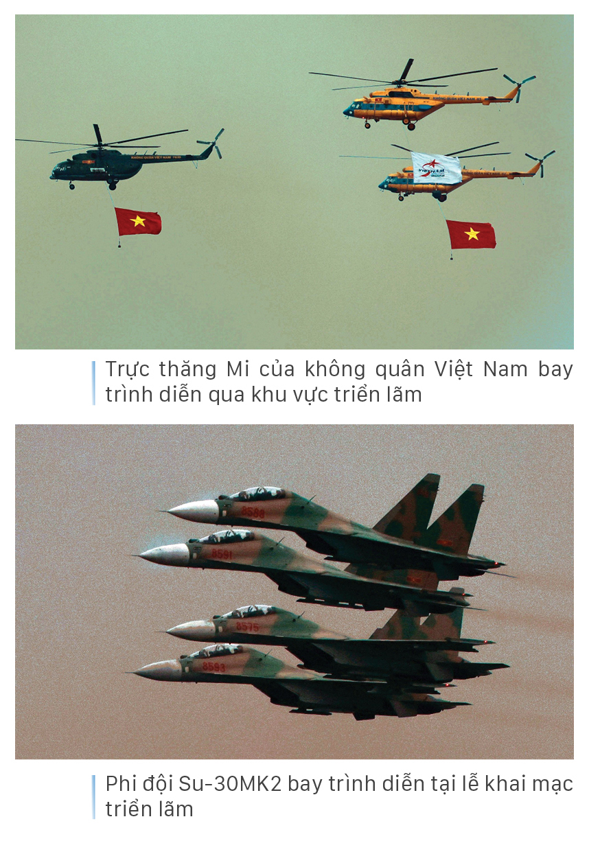 Không quân và đặc công biểu diễn tại lễ khai mạc Triển lãm Quốc phòng quốc tế Việt Nam 2022 ảnh 3