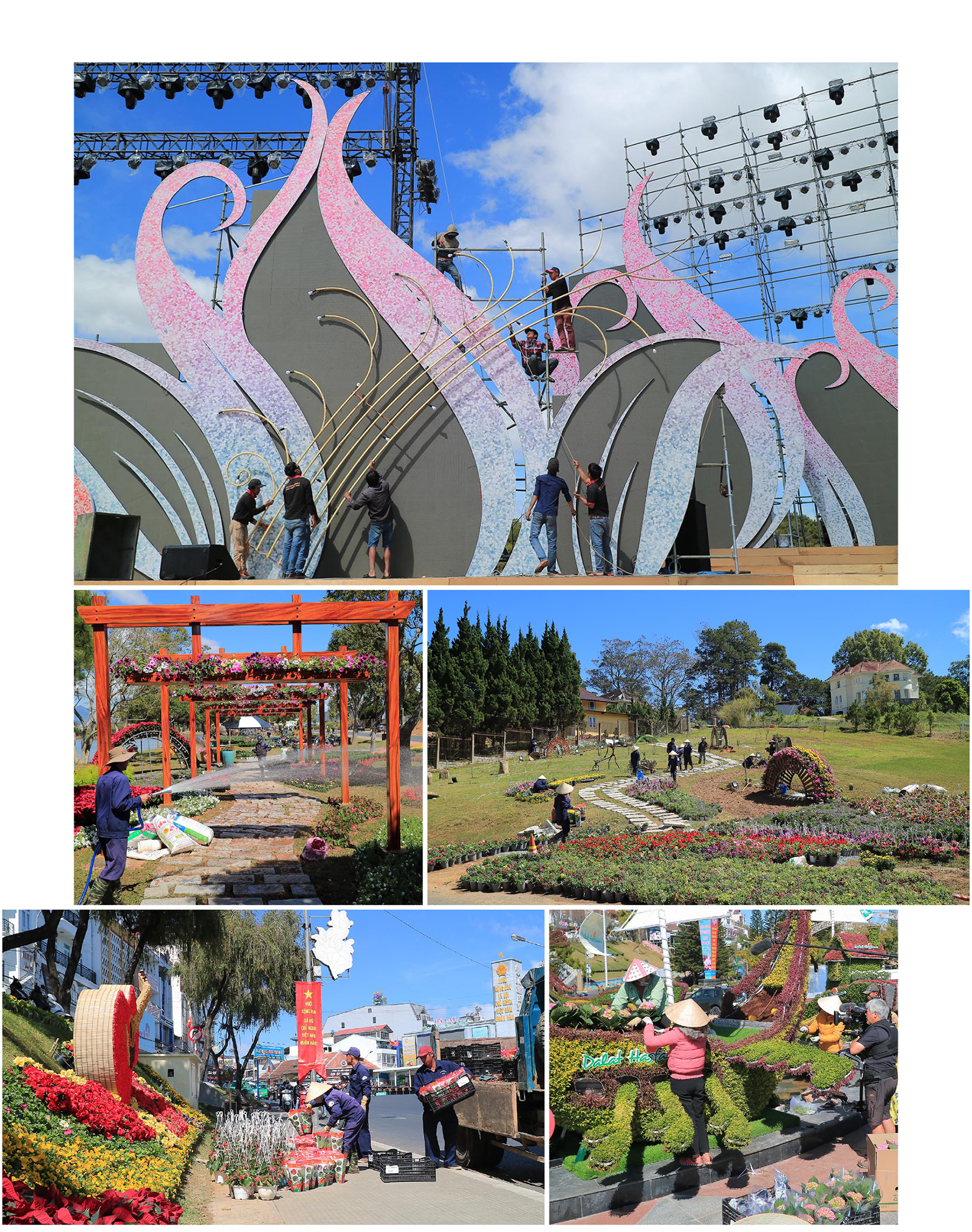 Đà Lạt rộn ràng chuẩn bị Festival hoa ảnh 12