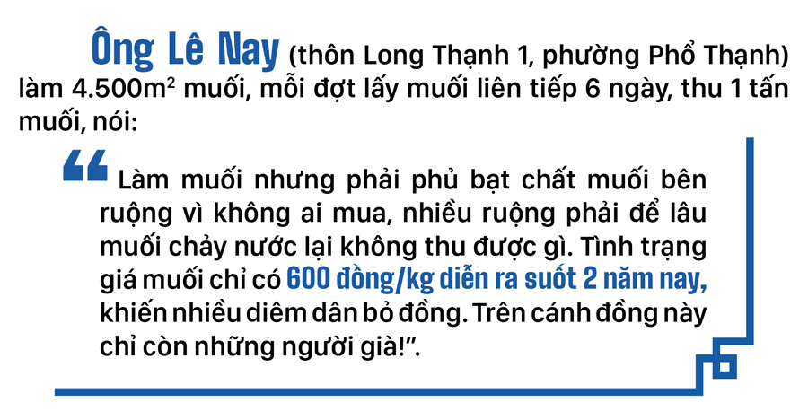 Lao đao nghề làm muối ở Sa Huỳnh, Quảng Ngãi ảnh 9