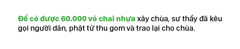 Độc đáo ngôi chùa được xây bằng 60.000 vỏ chai nhựa ảnh 7