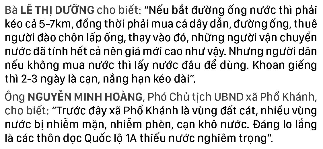 Quảng Ngãi: Khô cháy đồng, dân xách thùng mua từng giọt nước ảnh 9