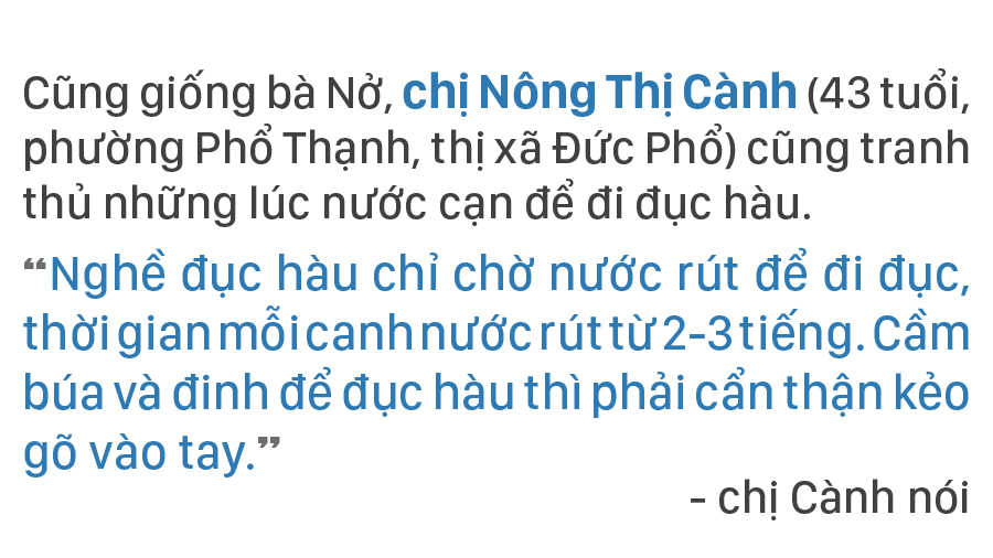 Nhọc nhằn nghề đẽo đá, đục hàu nơi cửa biển ảnh 16