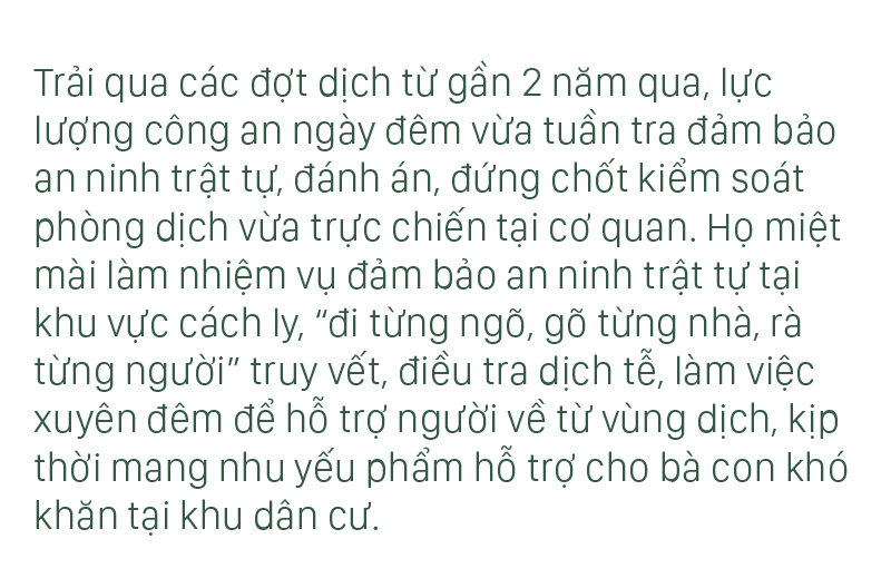 Lực lượng công an - Lá chắn vững vàng trên tuyến đầu chống dịch ảnh 6