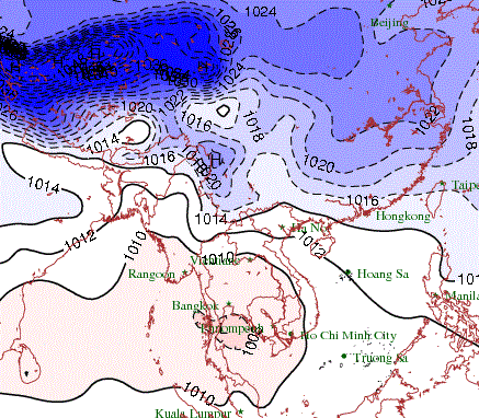Cold spell casts over Northern Vietnam this evening