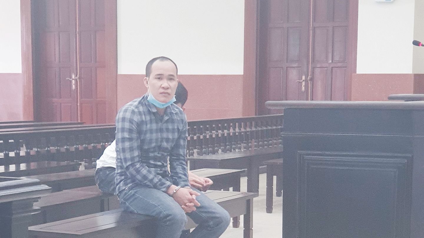 Bị cáo Phạm Chí Trung tại phiên tòa