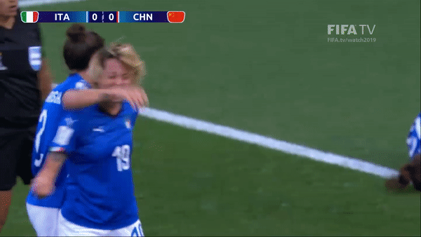 World Cup nữ, Italia - Trung Quốc 2-0: Giacinti, Aurora Galli tỏa sáng giành vé tứ kết