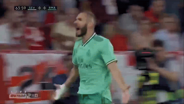 Sevilla - Real Madrid 0-1: Carvajal kiến tạo, Benzema ghi bàn, HLV Zidane vươn lên xếp nhì BXH