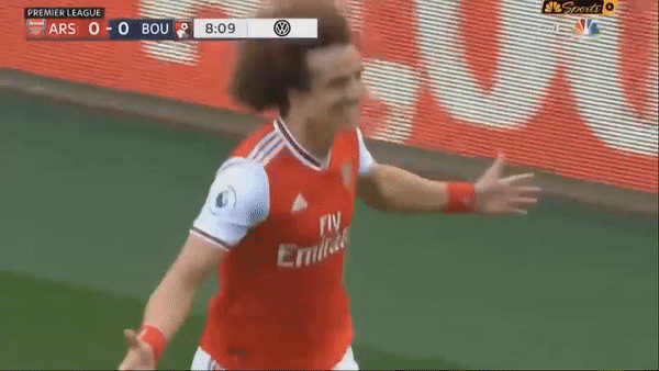 Arsenal - Bournemouth 1-0: David Luiz đánh đầu, HLV Emery tạm giữ vị trí thứ 3