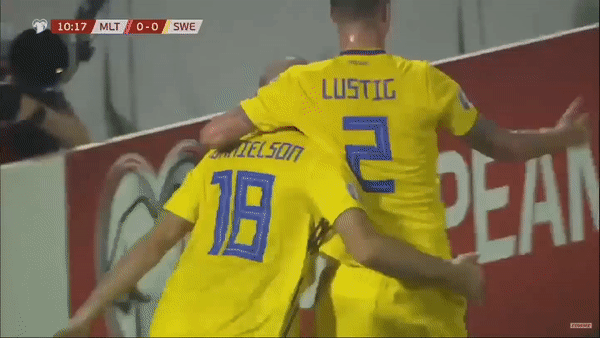 Malta - Thụy Điển 0-4: Marcus Danielsson, Sebastian Larsson lập công, Andrei Agius phản lưới nhà