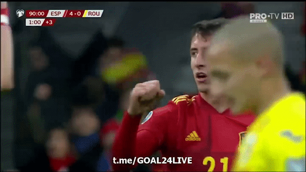 Tây Ban Nha - Romania 5-0: Ruiz, Moreno, Oyarzabal trút mưa gôn, 'Bò tót' giành vé vào VCK Euro 2020