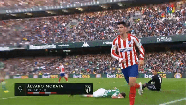 Real Betis - Atletico Madrid 1-2: Correa mở bàn, Morata ấn định chiến thắng cho HLV Diego Simeone