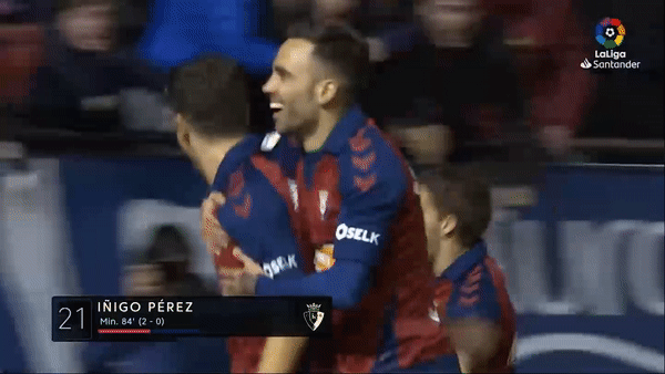 Osasuna - Levante 2-0: Ruben Garcia, Inigo Perez tỏa sáng 10 phút cuối