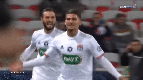 Nice - Lyon 1-2: Moussa Dembele mở màn, Houssem Aouar kịp giành chiến thắng phút bù giờ