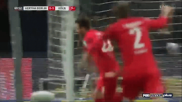 Hertha Berlin - Koln 0-5: Cordoba mở mà phút thứ 4, Kainz, Mark Uth góp công thắng đậm Hertha Berlin