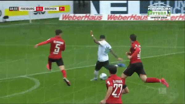 Freiburg - Werder Bremen 0-1: Bittencourt tỏa sáng, Bargfrede nhận thẻ đỏ