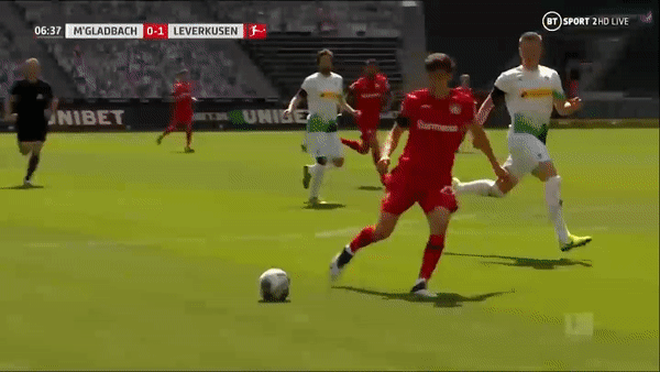 M'gladbach - Leverkusen 1-3: Kai Havertz lập cú đúp, Sven Bender góp công chiến thắng 