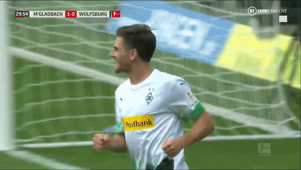 M'gladbach - Wolfsburg 3-0: Hofmann sớm lập cú đúp, Stindl ấn định chiến thắng