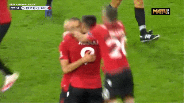 Belarus - Albania 0-2: Sokol Cikalleshi, Keidi Bare tỏa sáng, Albania giành chiến thắng dễ dàng