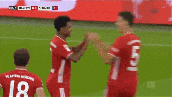 Bayern Munich - Schalke 8-0: Gnabry lập hattrick, Goretzka, Lewandowski, Muller, Sane, Musiala trút mưa bàn thắng