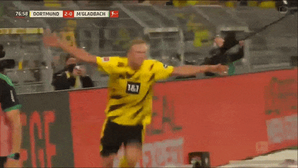 Dortmund - M'gladbach 2-0: Sancho kiến tạo, Reyna tỏa sáng, Haaland lập cú đúp