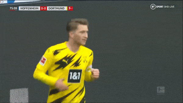 Hoffenheim - Borussia Dortmund 0-1: Marco Reus ghi bàn duy nhất, Dortmund kịp giành 3 điểm
